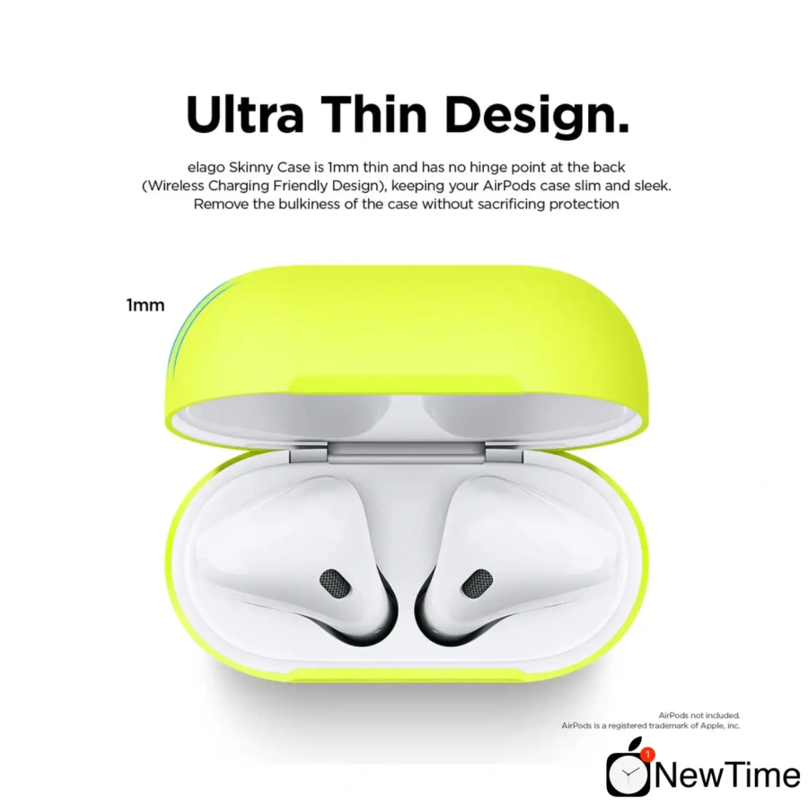 Elago Skinny Case Neon Yellow for Airpods (EAPSK-BA-NYE)