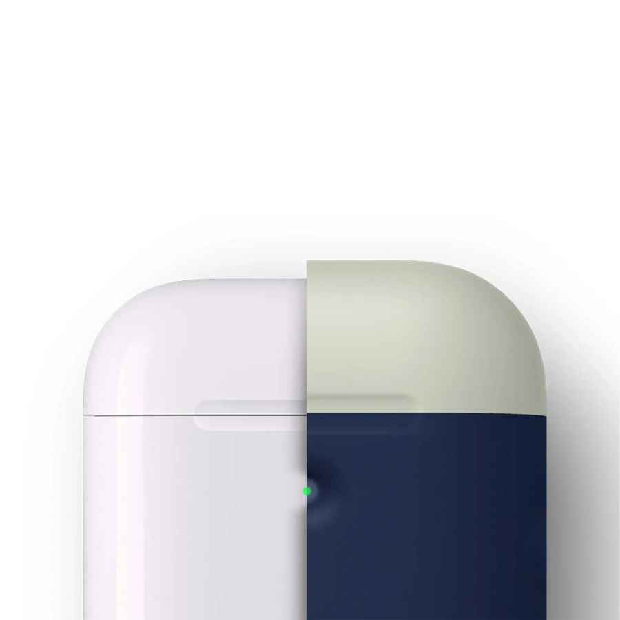 Elago A2 Duo Case Indigo / Classic White / Yellow for Airpods with Wireless Charging Case (EAP2DO-JIN-CWHYE)
