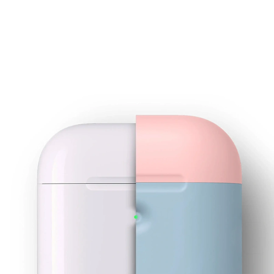 Elago A2 Duo Case Pastel Blue/Pink/White for Airpods with Wireless Charging Case (EAP2DO-PBL-PKWH)