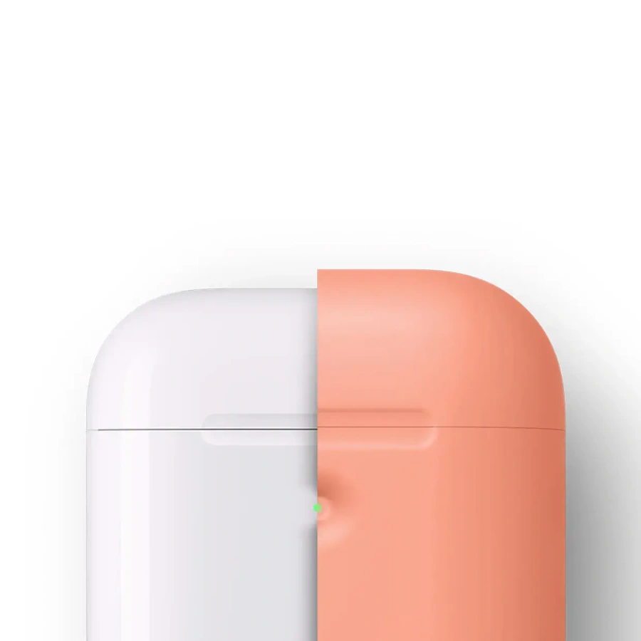 Elago A2 Silicone Case Peach for Airpods with Wireless Charging Case (EAP2SC-PE)