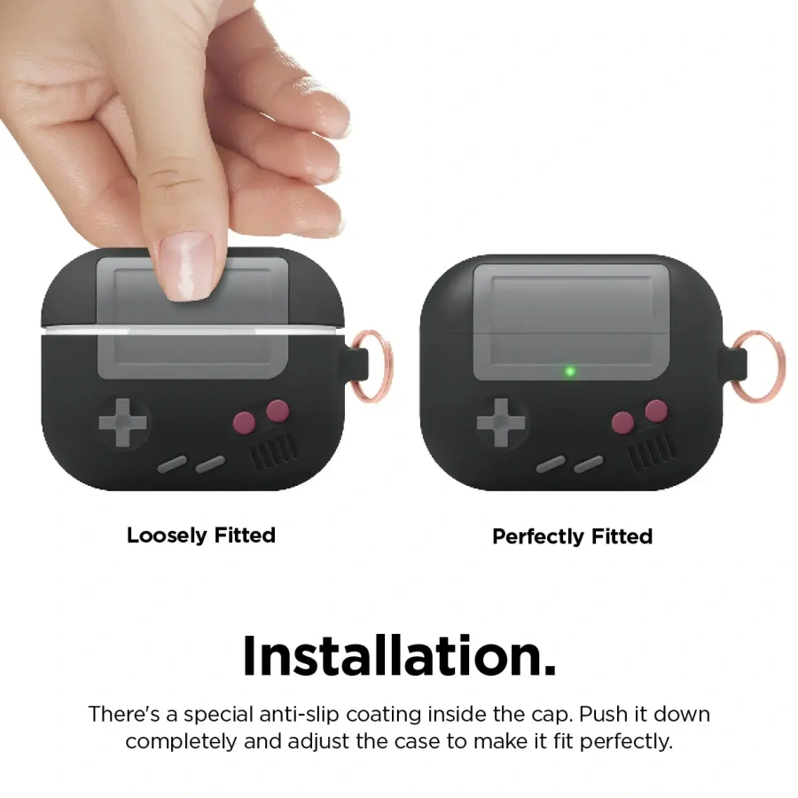 Elago AW5 Hang Case for Airpods Pro - Black (EAPPAW5-BK)