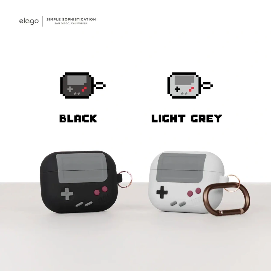 Elago AW5 Hang Case for Airpods Pro - Light Grey (EAPPAW5-LGY)