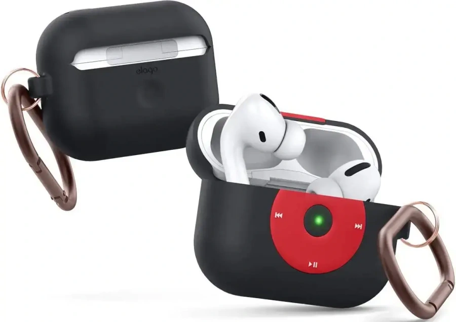 Elago AW6 Hang Case Black for Airpods Pro (EAPPAW6-HANG-BK)