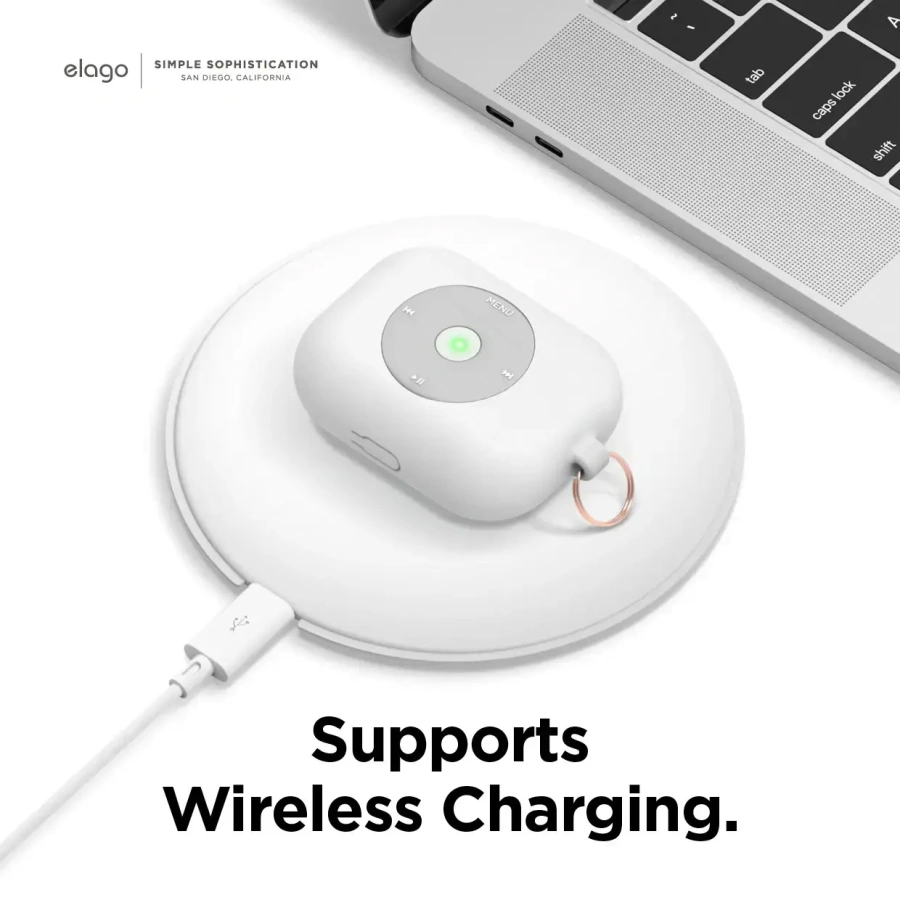 Elago AW6 Hang Case White for Airpods Pro (EAPPAW6-HANG-WH)