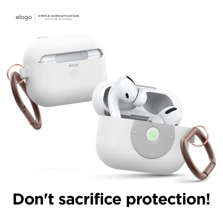 Elago AW6 Hang Case White for Airpods Pro (EAPPAW6-HANG-WH)