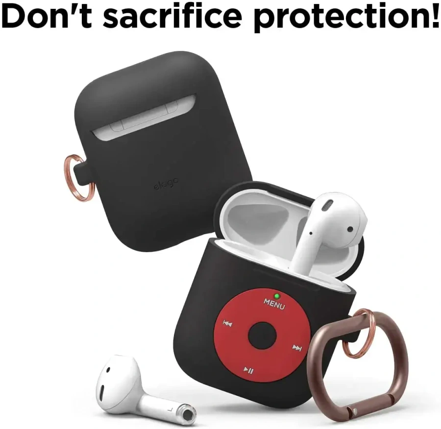 Elago AW6 Hang Case Black for Airpods (EAW6-HANG-BK)