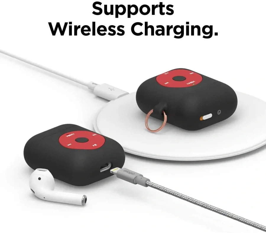 Elago AW6 Hang Case Black for Airpods (EAW6-HANG-BK)