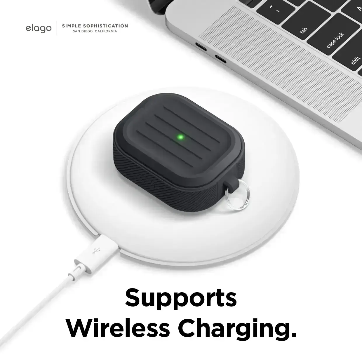 Elago Armor Case for Airpods Pro - Black (EAPP-ARMOR-BK)