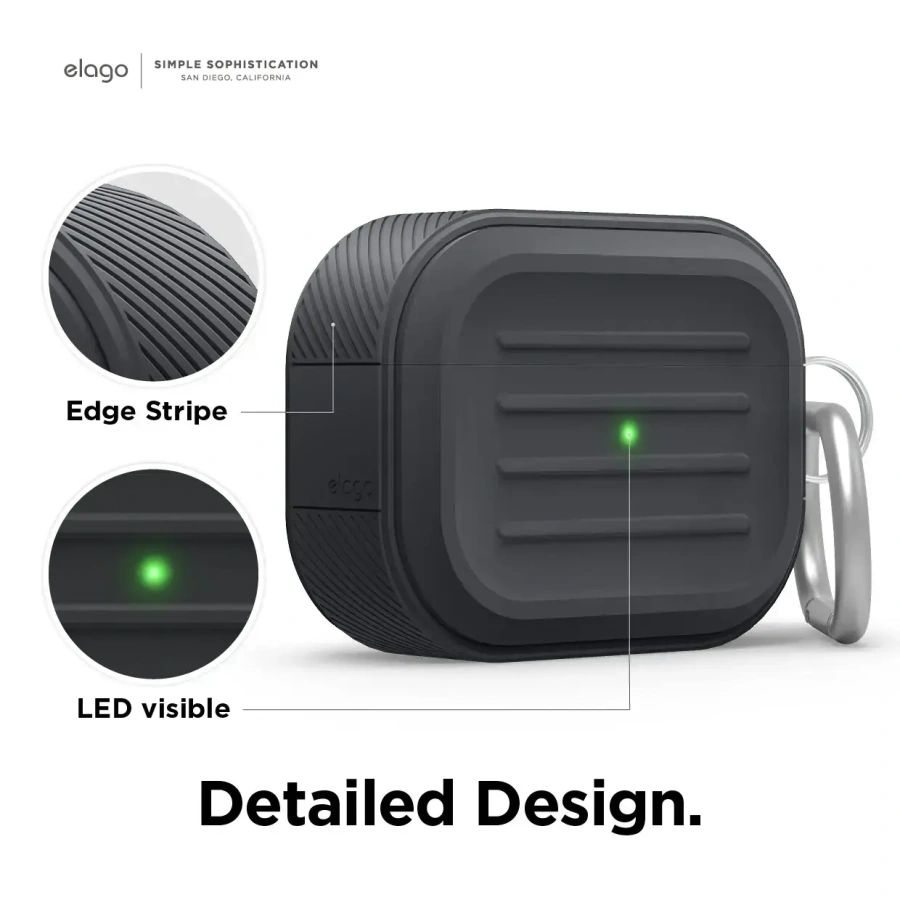 Elago Armor Case for Airpods Pro - Black (EAPP-ARMOR-BK)
