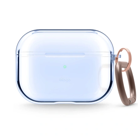 Elago Clear Case for Airpods Pro - Aqua Blue (EAPPCL-HANG-ABL)