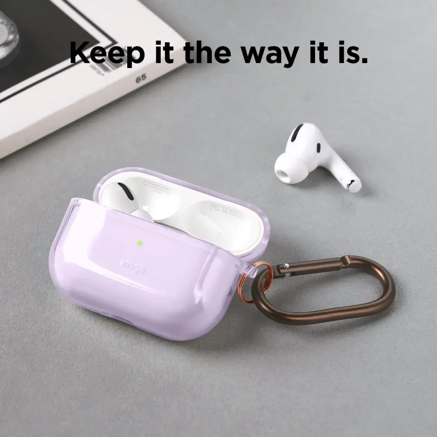 Elago Clear Case for Airpods Pro - Lavender (EAPPCL-HANG-LV)
