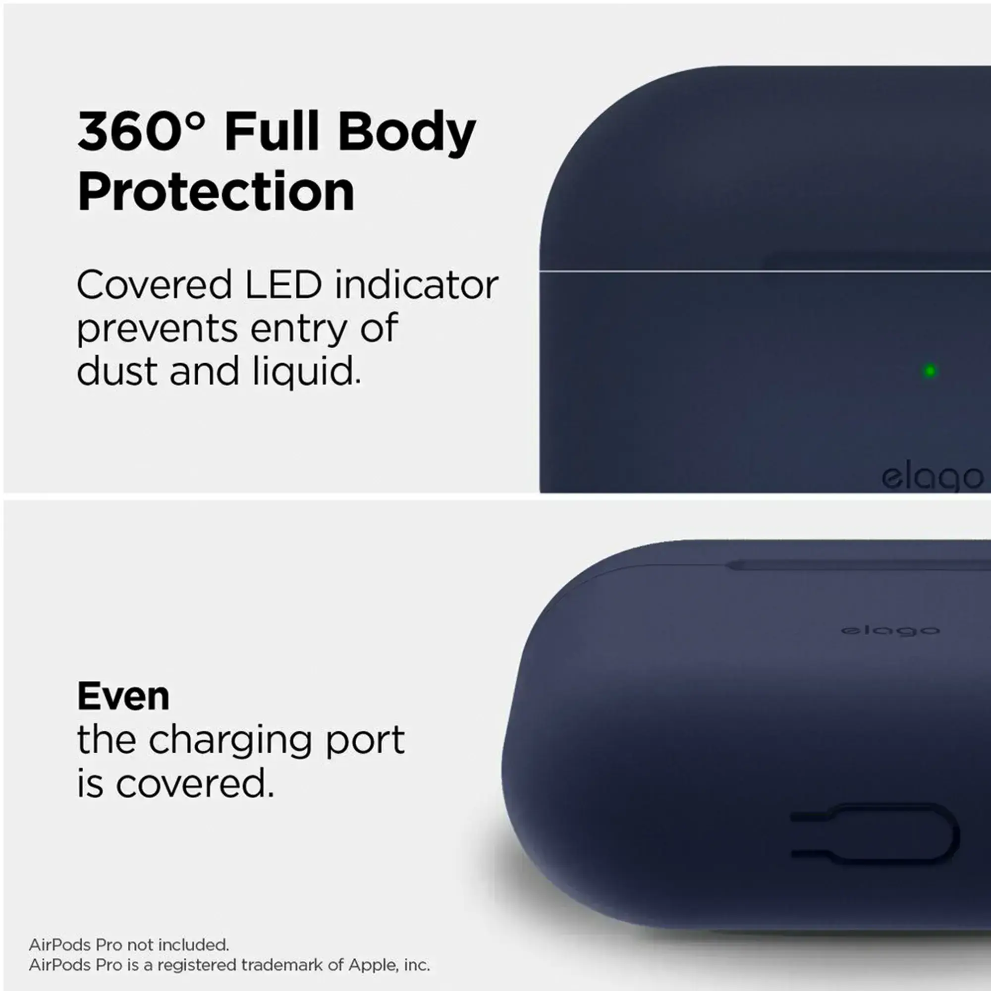 Elago Hang Original Case Jean Indigo for Airpods Pro (EAPPOR-HANG-JIN) 
