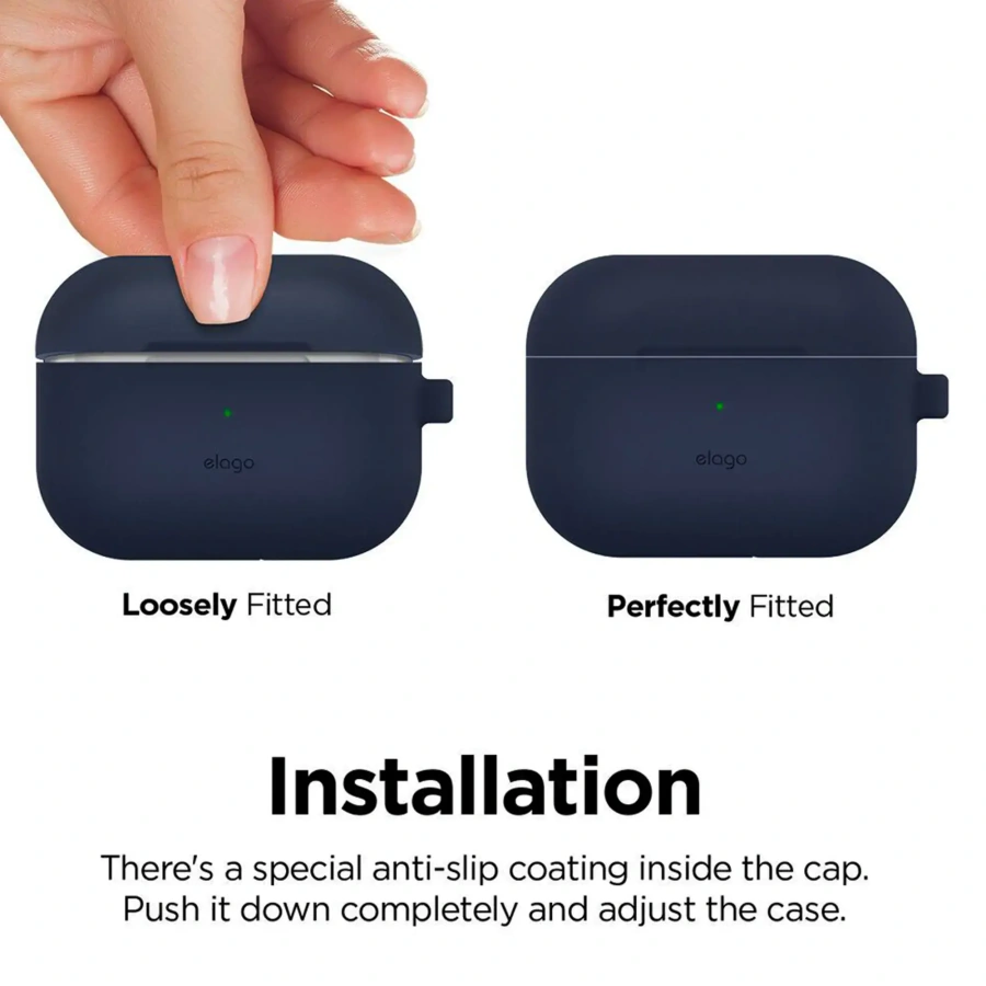 Elago Hang Original Case Jean Indigo for Airpods Pro (EAPPOR-HANG-JIN) 