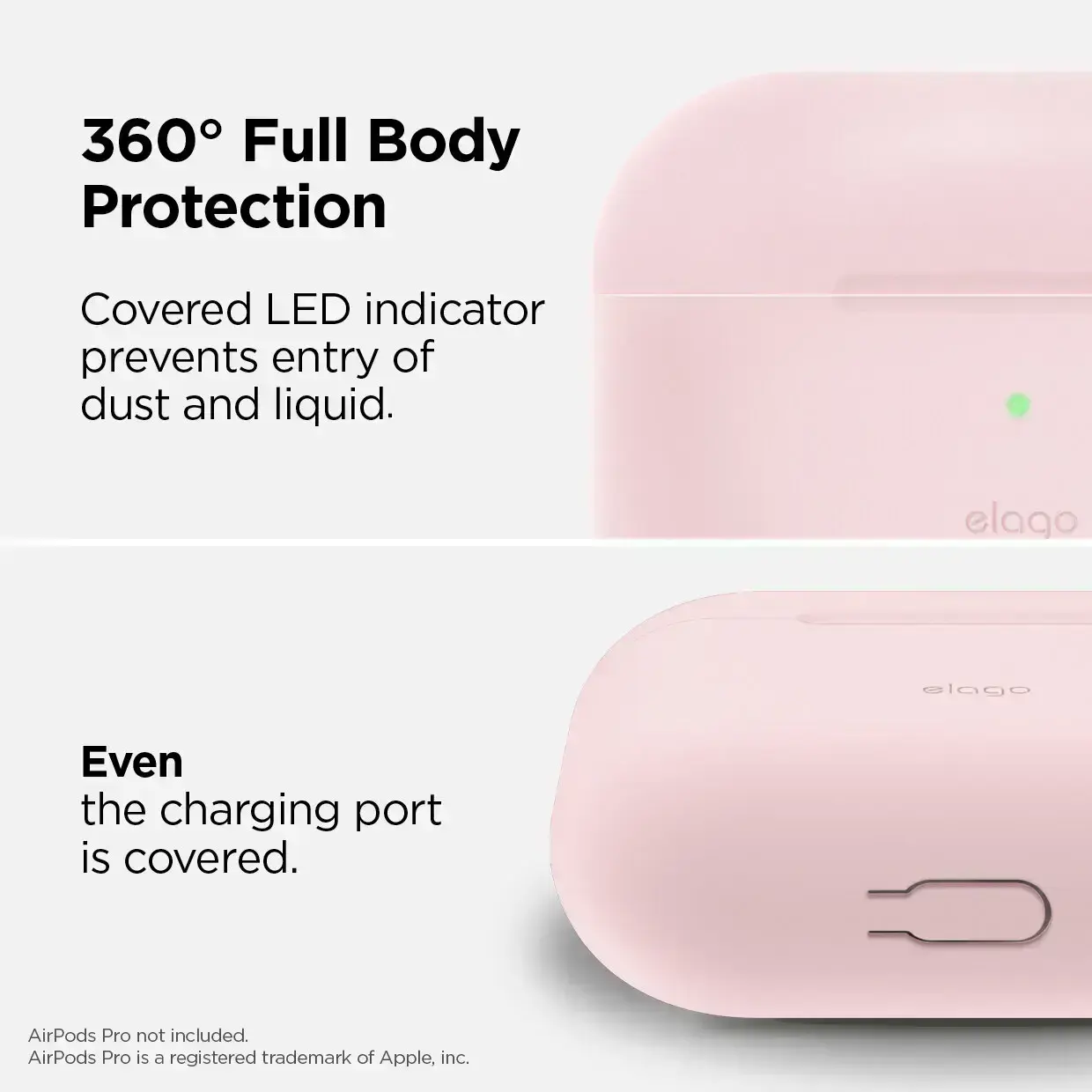 Elago Hang Original Case Pink for Airpods Pro (EAPPOR-HANG-PK)