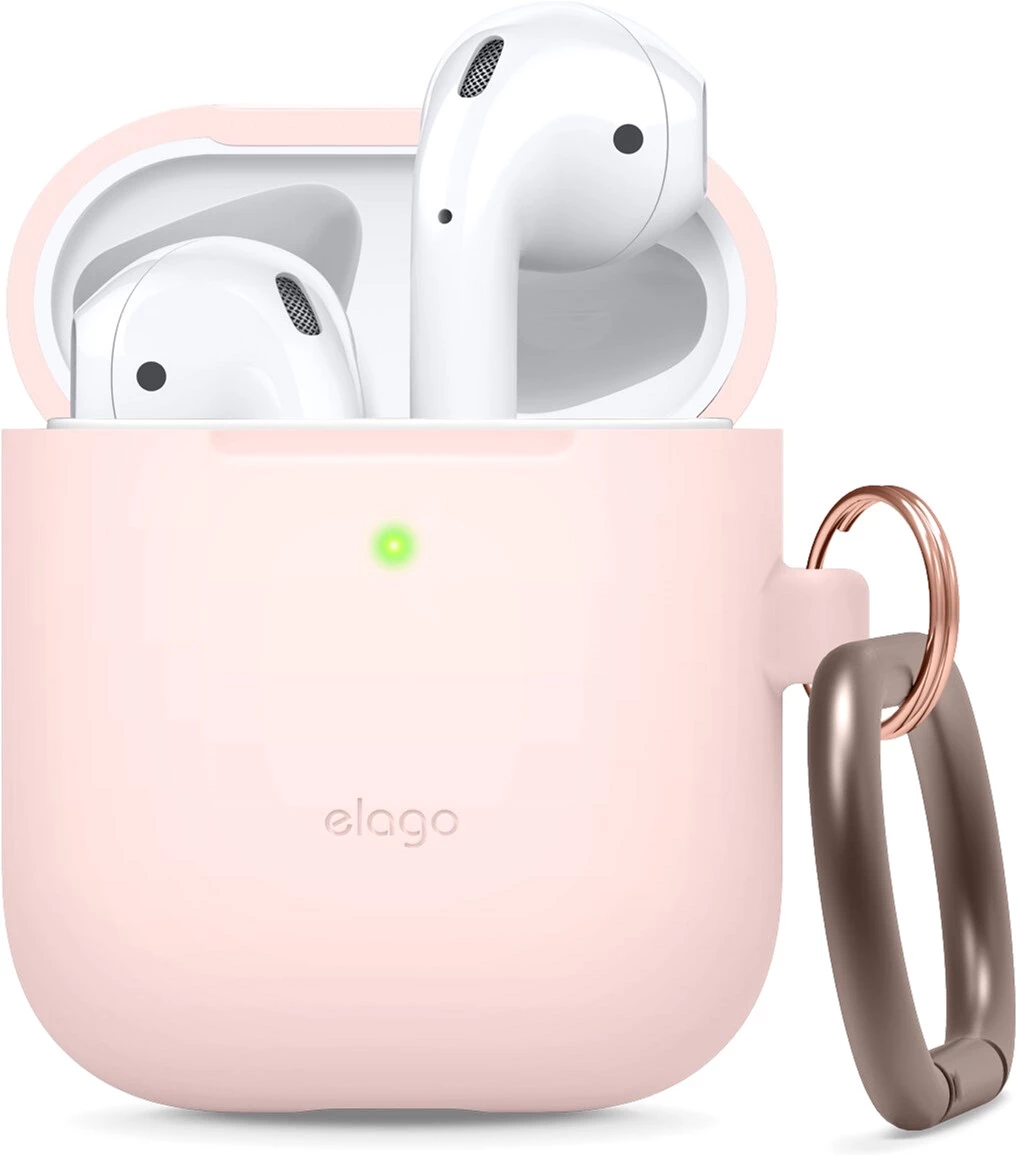 Elago Hang Silicone Case Pink for Airpods (EAPSC-HANG-PK)