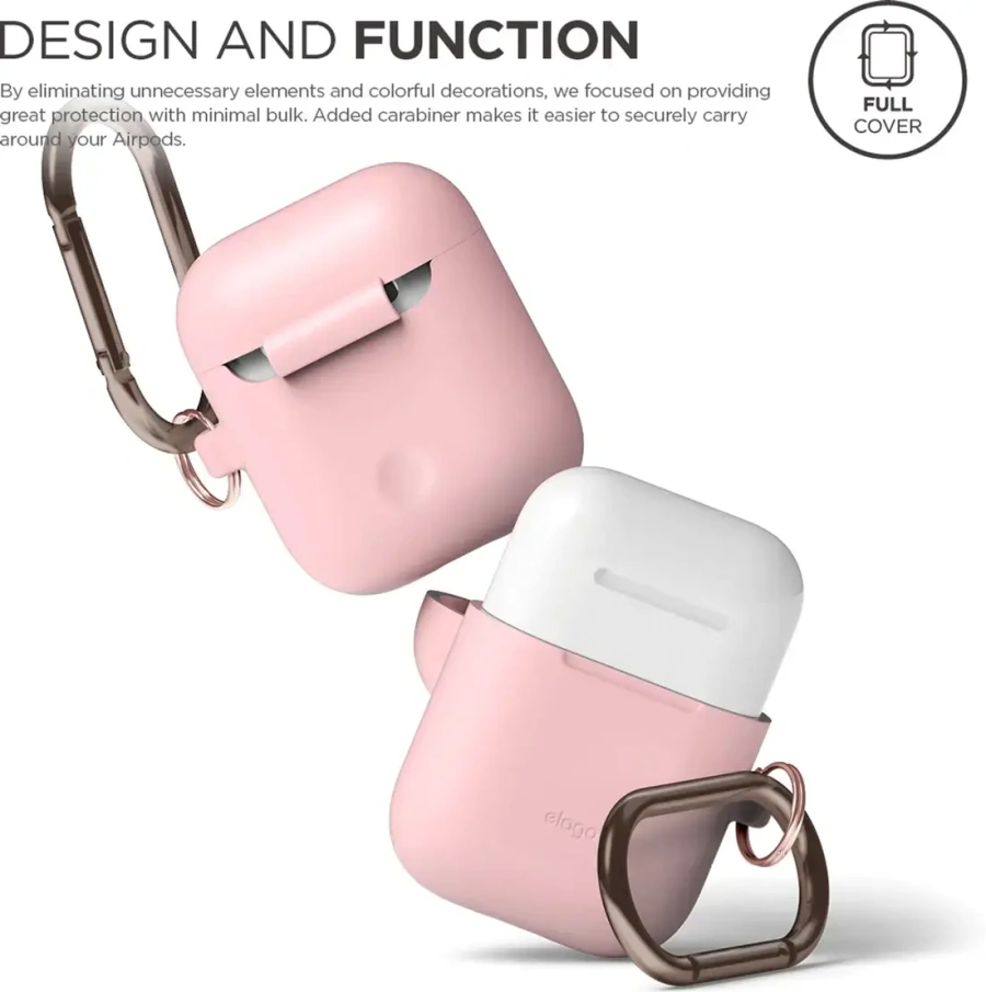 Elago Hang Silicone Case Pink for Airpods (EAPSC-HANG-PK)