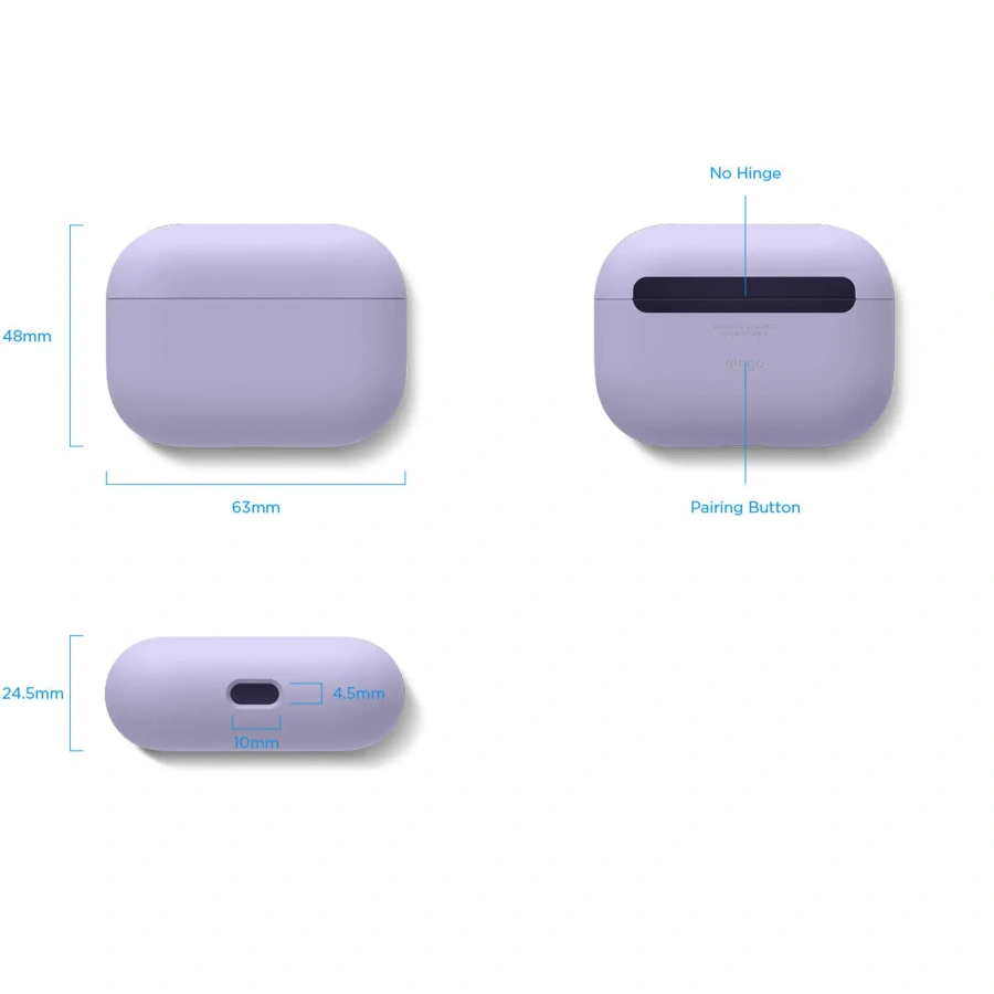 Elago Liquid Hybrid Case Lavender for Airpods Pro (EAPPRH-LV)