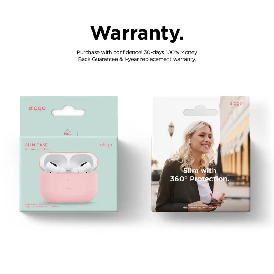 Elago Slim Case Lovely Pink for Airpods Pro (EAPPSM-BA-PK)
