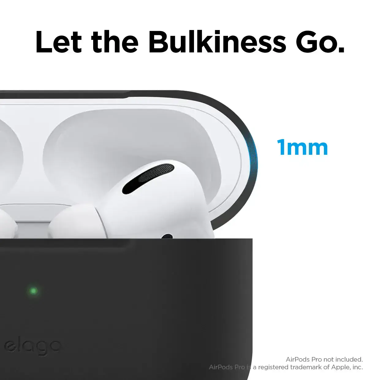 Elago Slim Case Black for Airpods Pro (EAPPSM-BA-BK)