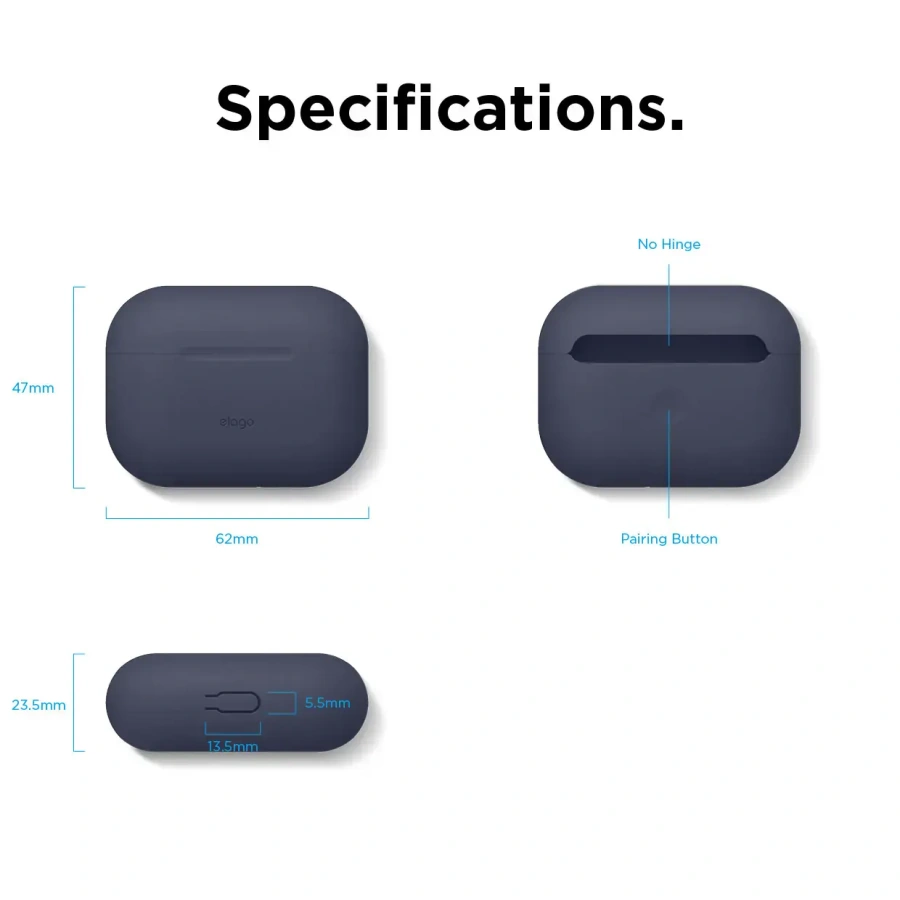 Elago Slim Case Jean Indigo for AirPods Pro (EAPPSM-BA-JIN)