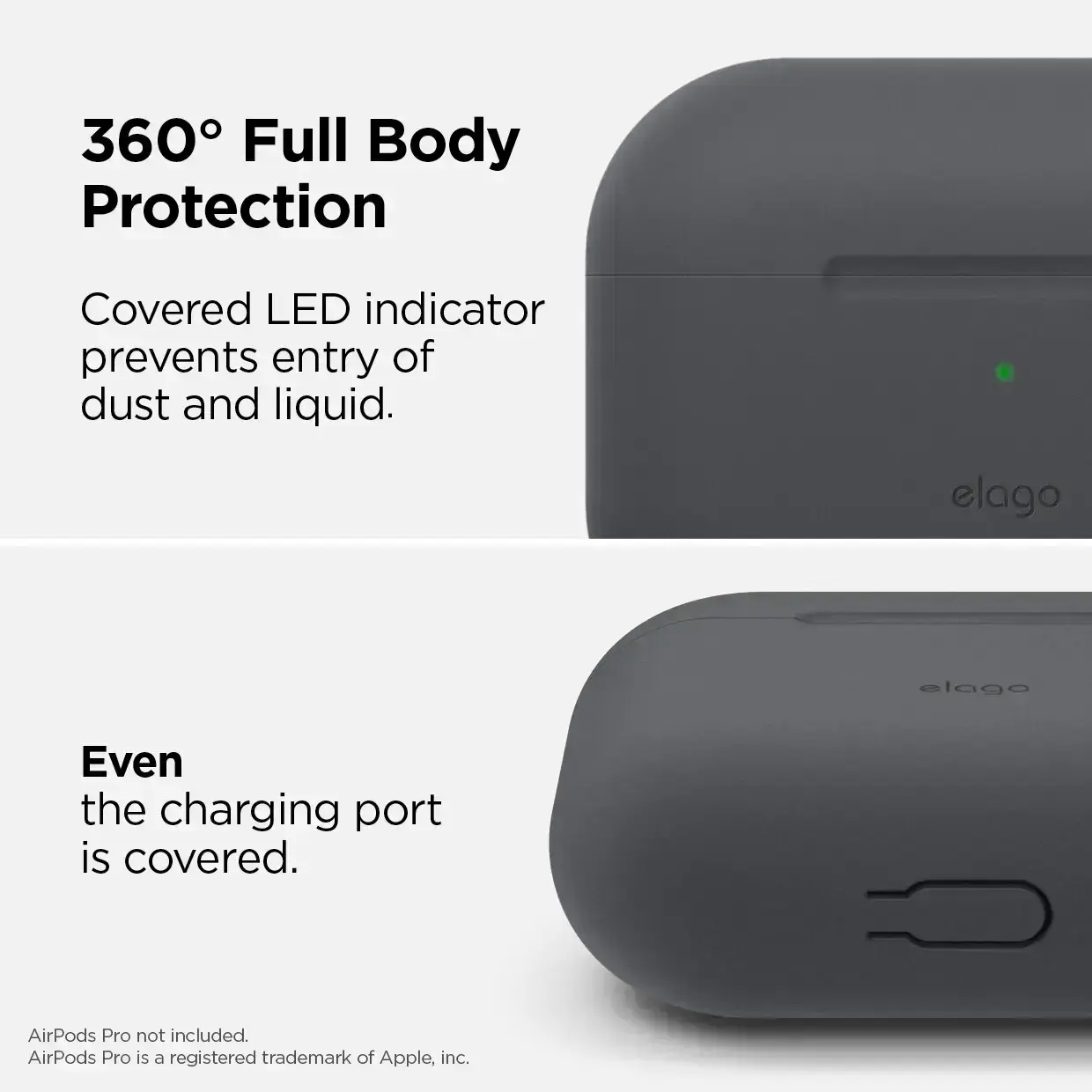 Elago Slim Case Dark Grey for AirPods Pro (EAPPSM-BA-DGY)