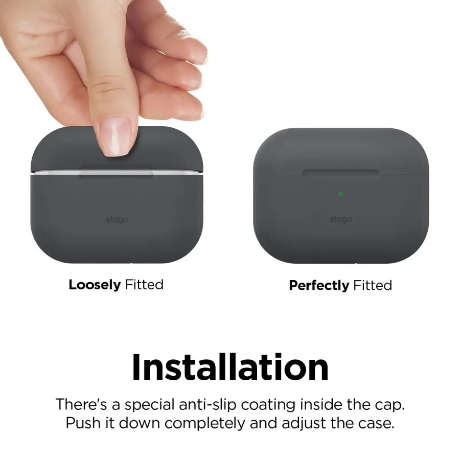 Elago Slim Case Dark Grey for AirPods Pro (EAPPSM-BA-DGY)
