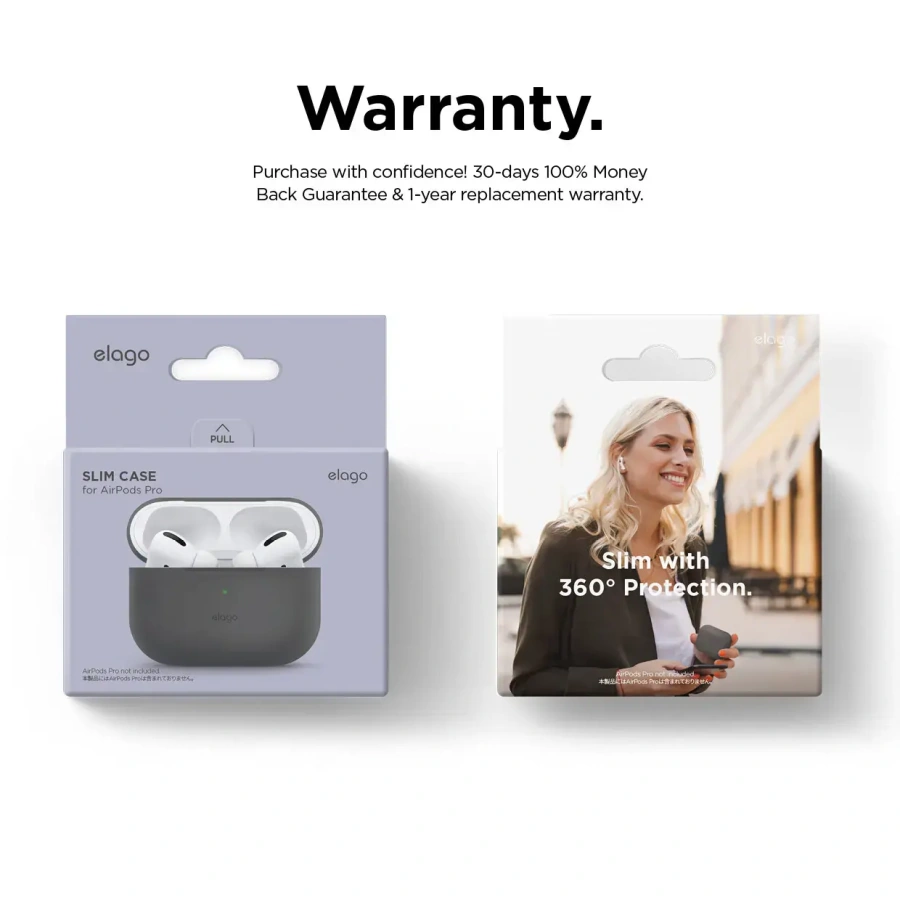Elago Slim Case Dark Grey for AirPods Pro (EAPPSM-BA-DGY)