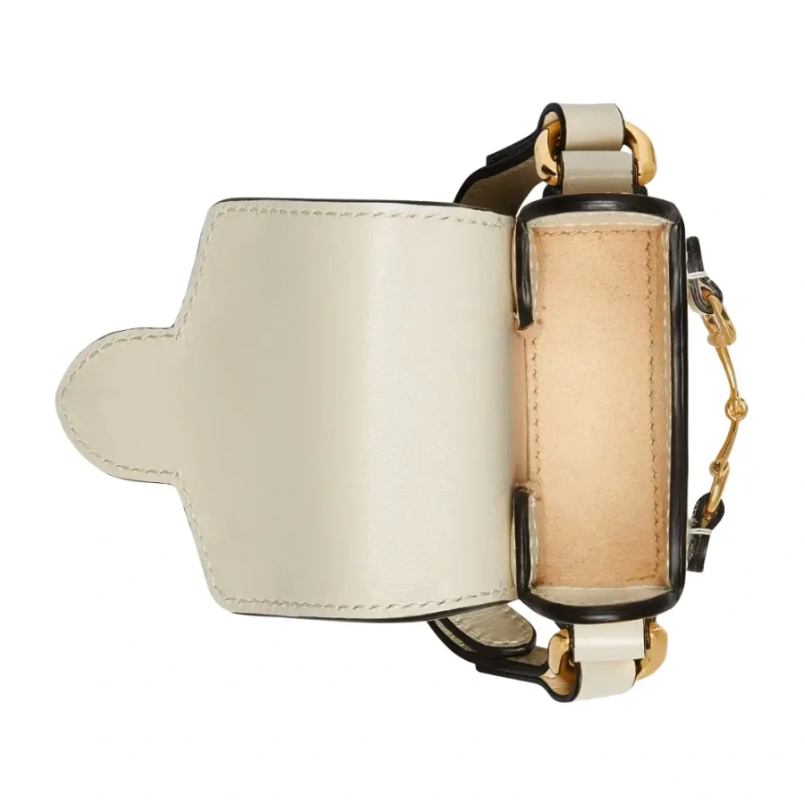 Чехол Gucci Horsebit 1955 для AirPods White (658611 0YK0G 9022)