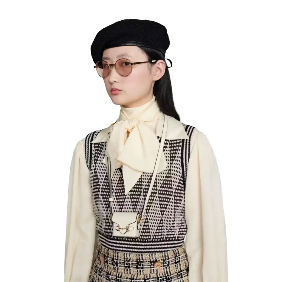 Чехол Gucci Horsebit 1955 для AirPods White (658611 0YK0G 9022)