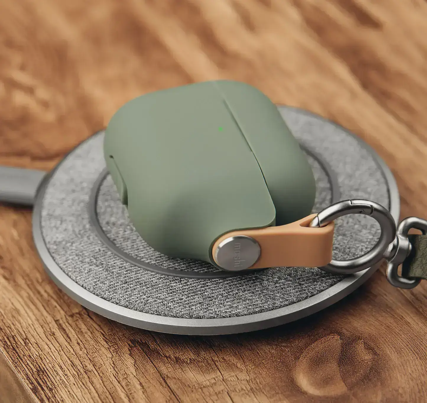 Чохол Moshi Pebbo Protective Case for Airpods Pro 2nd Gen - Mint Green (99MO123845)