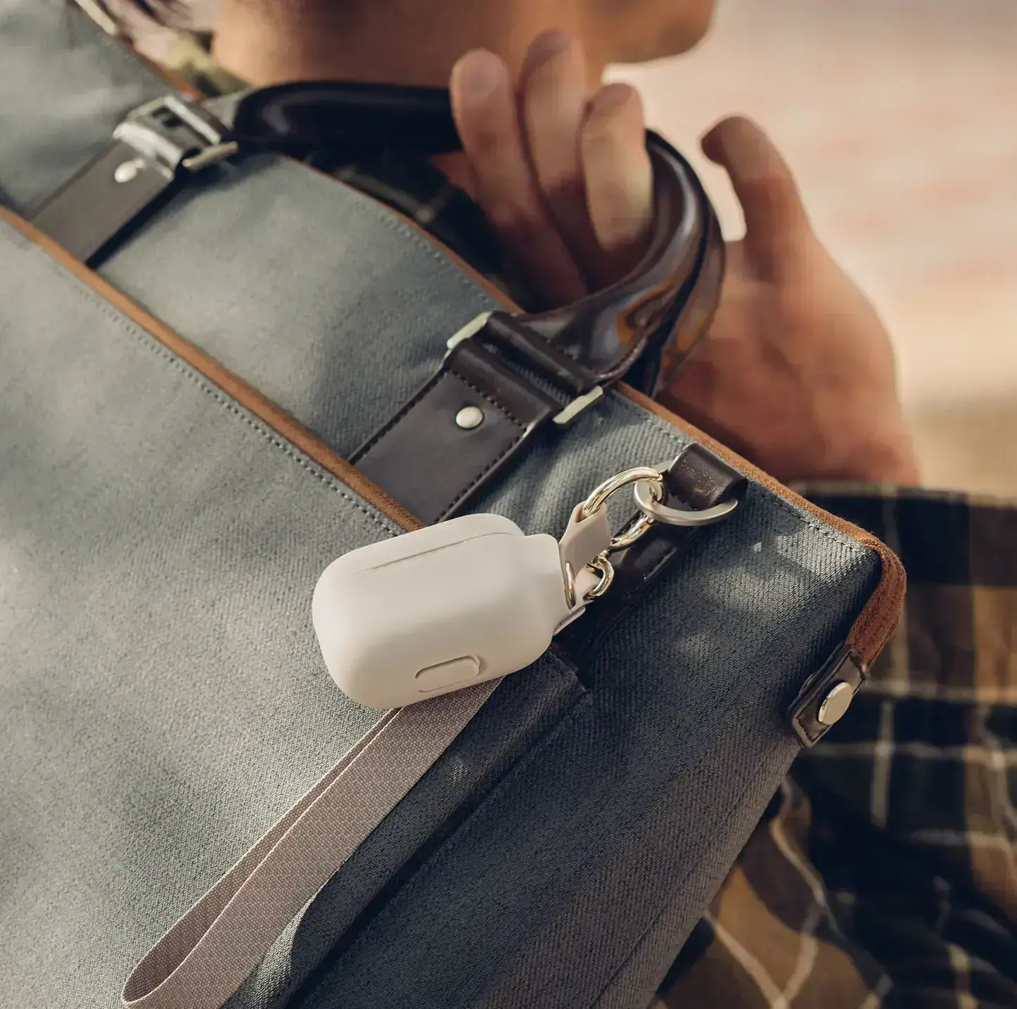 Чохол Moshi Pebbo Case for Airpods 3 - Savanna Beige (99MO123163