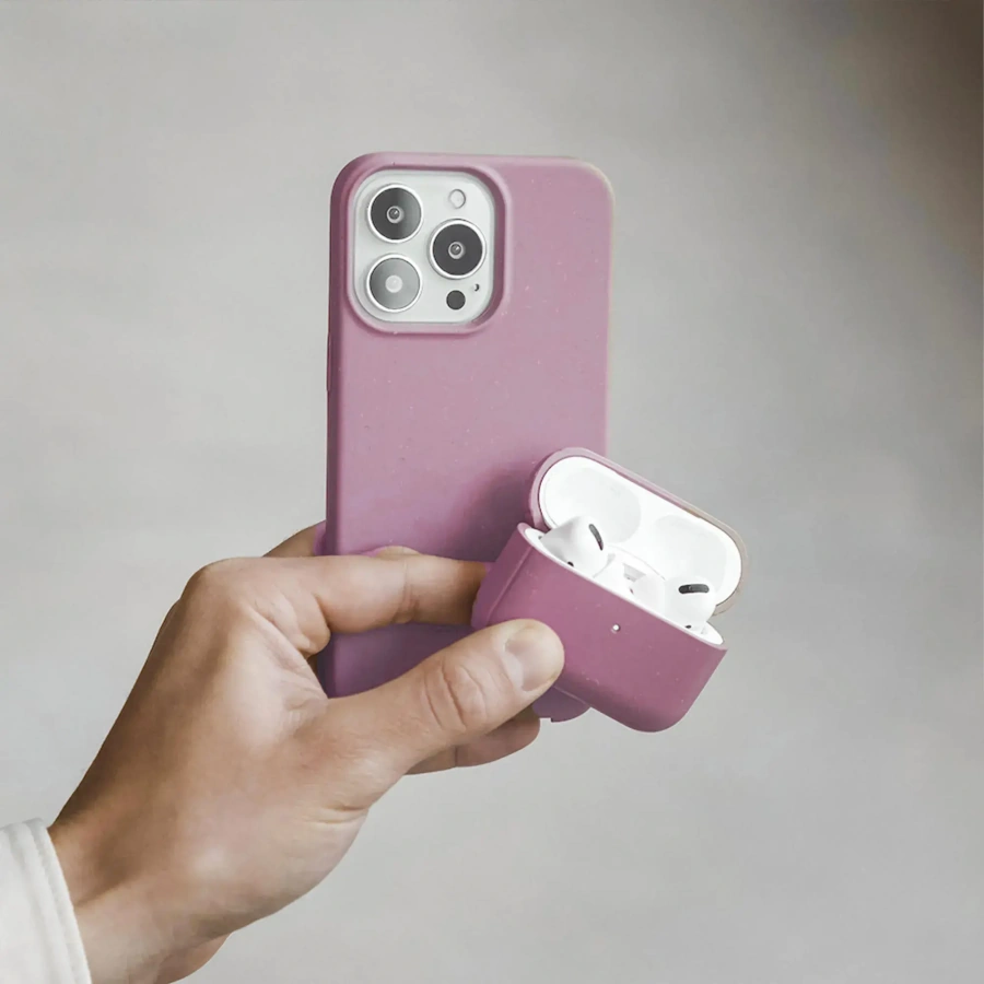 Эко-чехол Woodcessories Eco-Friendly для AirPods Pro - Coral Pink (13190-1)