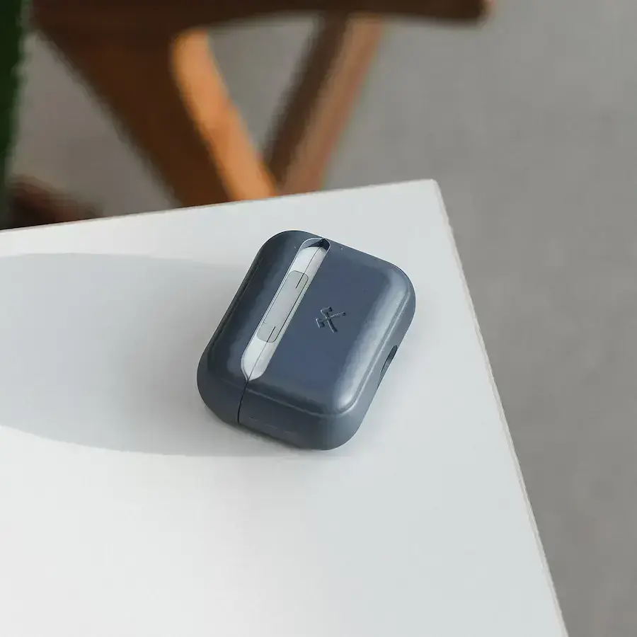 Еко-чохол Woodcessories Eco-Friendly для AirPods Pro - Navy Blue (13190)
