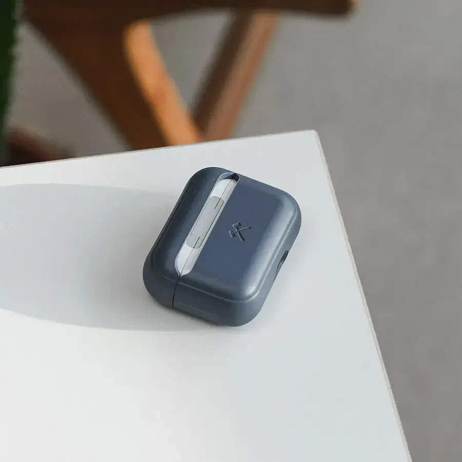 Эко-чехол Woodcessories Eco-Friendly для AirPods Pro - Navy Blue (13190)