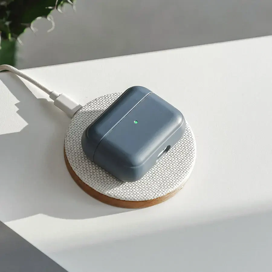 Эко-чехол Woodcessories Eco-Friendly для AirPods Pro - Navy Blue (13190)