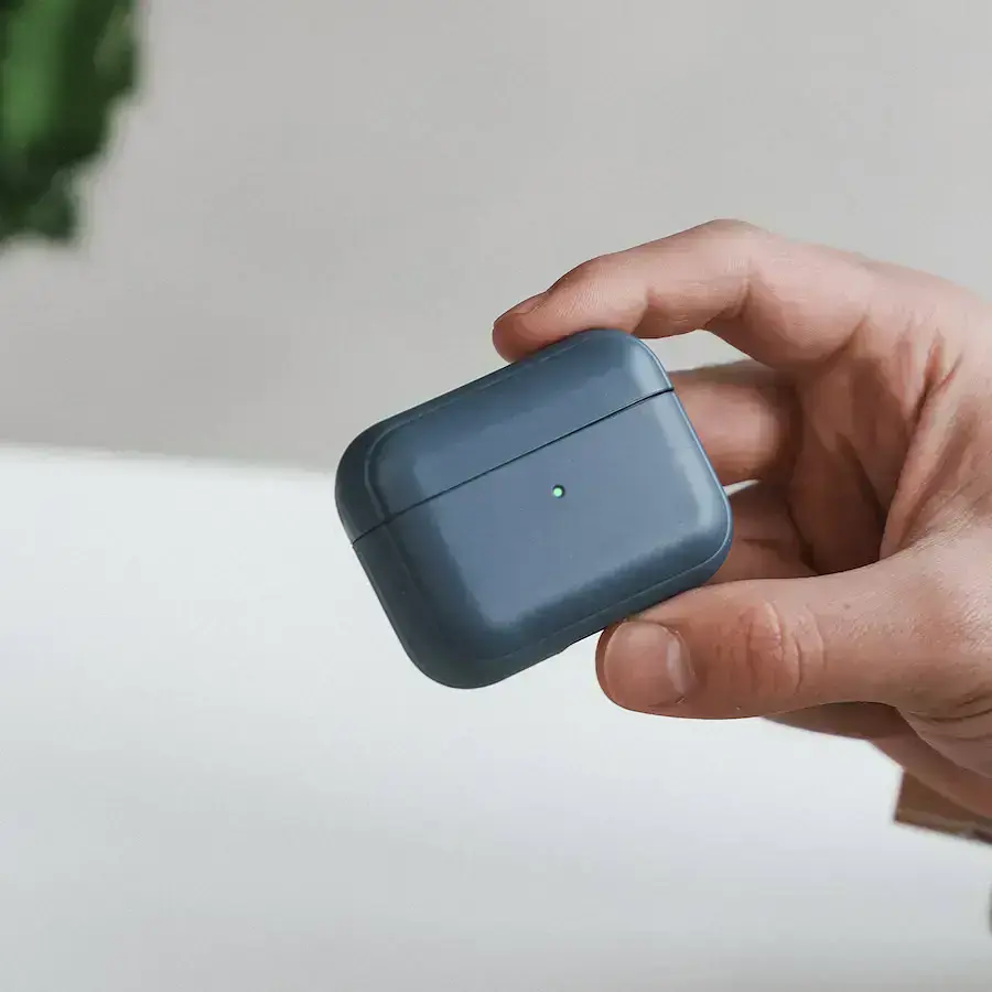 Еко-чохол Woodcessories Eco-Friendly для AirPods Pro - Navy Blue (13190)