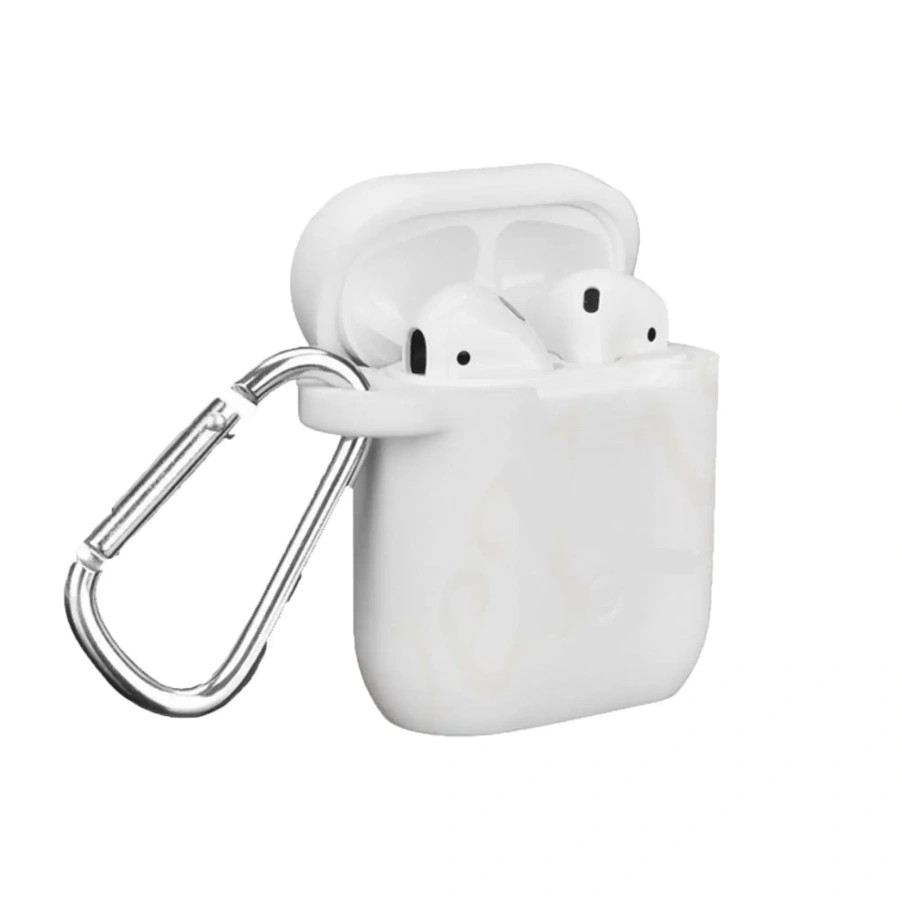 Противоударный силиконовый чехол для Apple AirPods (White)