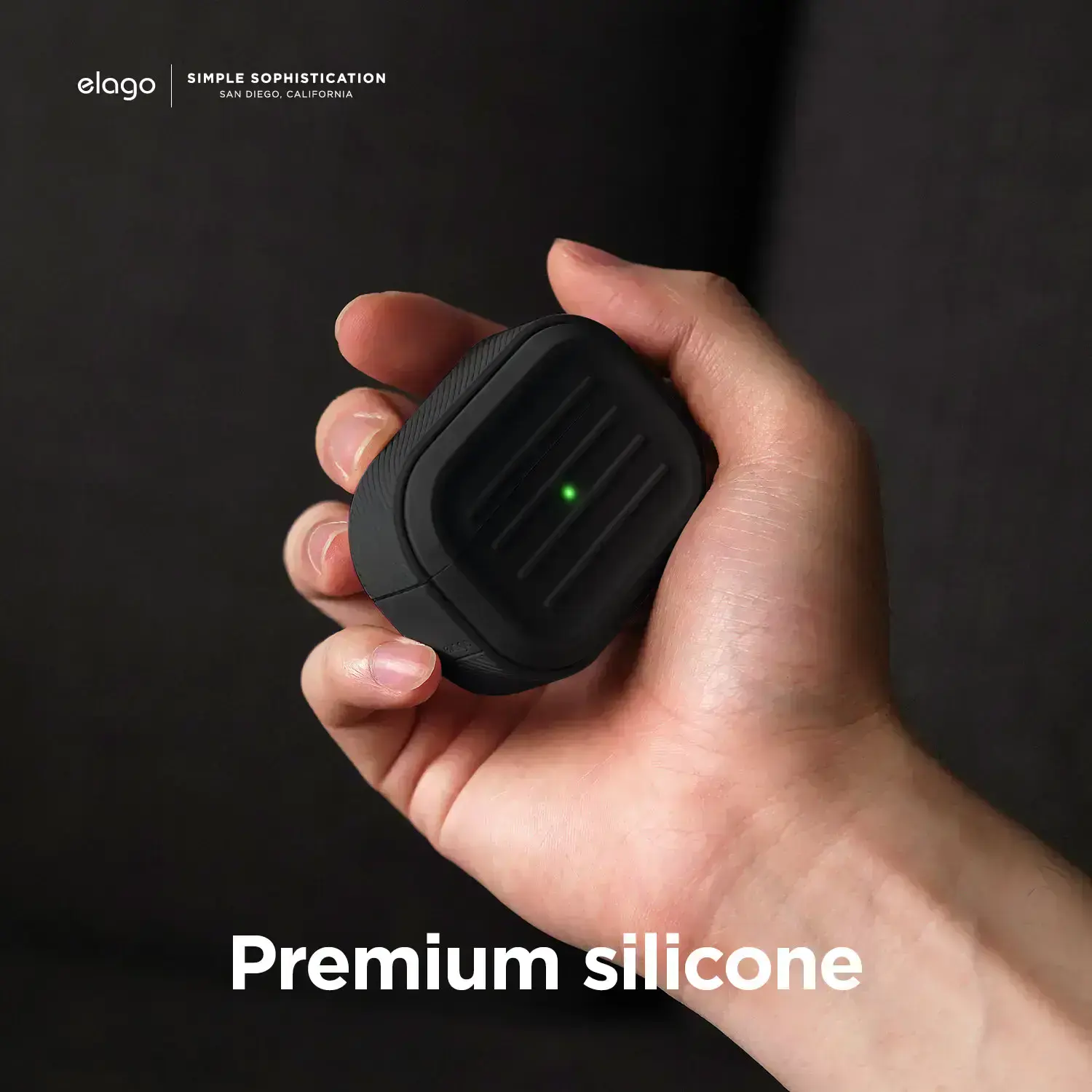 Elago Armor Case Black for Airpods 3rd Gen (EAP3AM-BK)