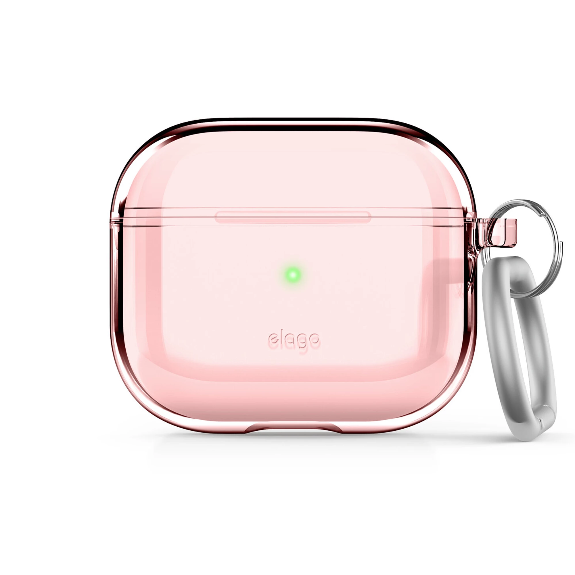 Elago Clear Case for Airpods 3 - Lovely Pink (EAP3CL-HANG-LPK)