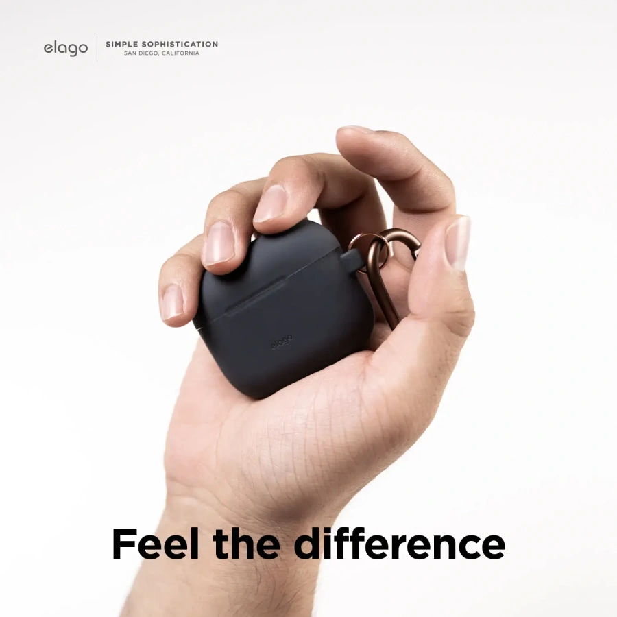 Elago Hang Silicone Case for Airpods 3 - Black (EAP3HG-HANG-BK)