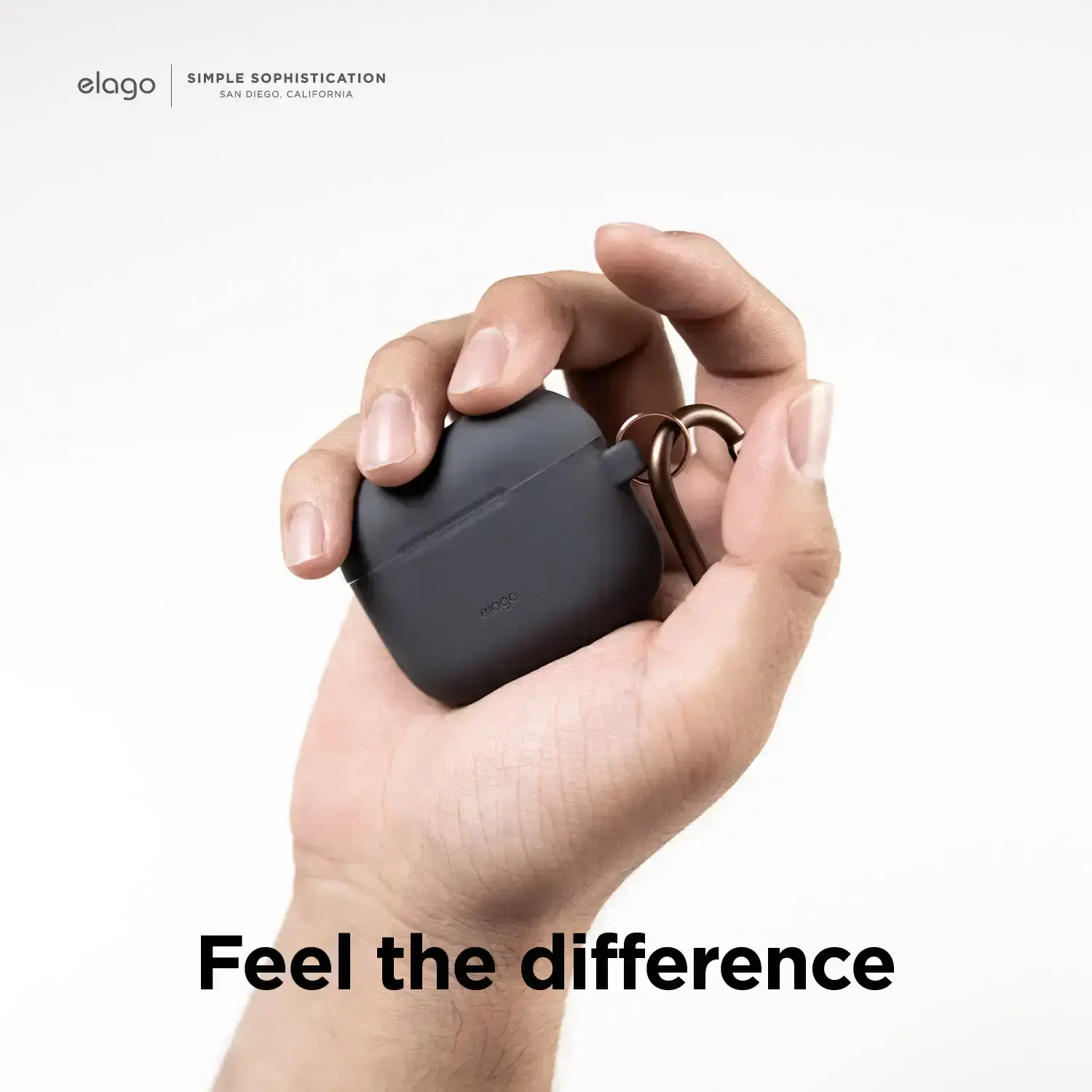 Elago Hang Silicone Case for Airpods 3 - Dark Grey (EAP3HG-HANG-DGY)