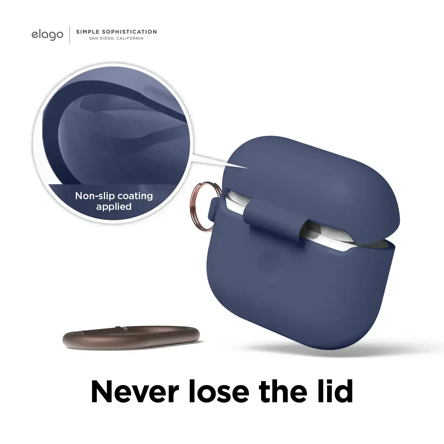 Elago Hang Silicone Case for Airpods 3 - Jean Indigo (EAP3HG-HANG-JIN)