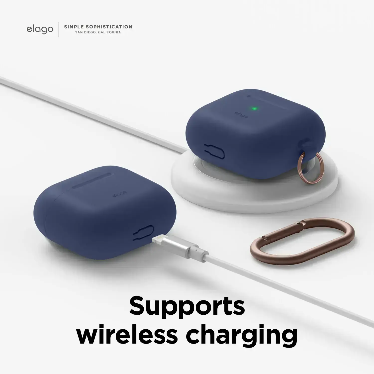 Elago Hang Silicone Case for Airpods 3 - Jean Indigo (EAP3HG-HANG-JIN)