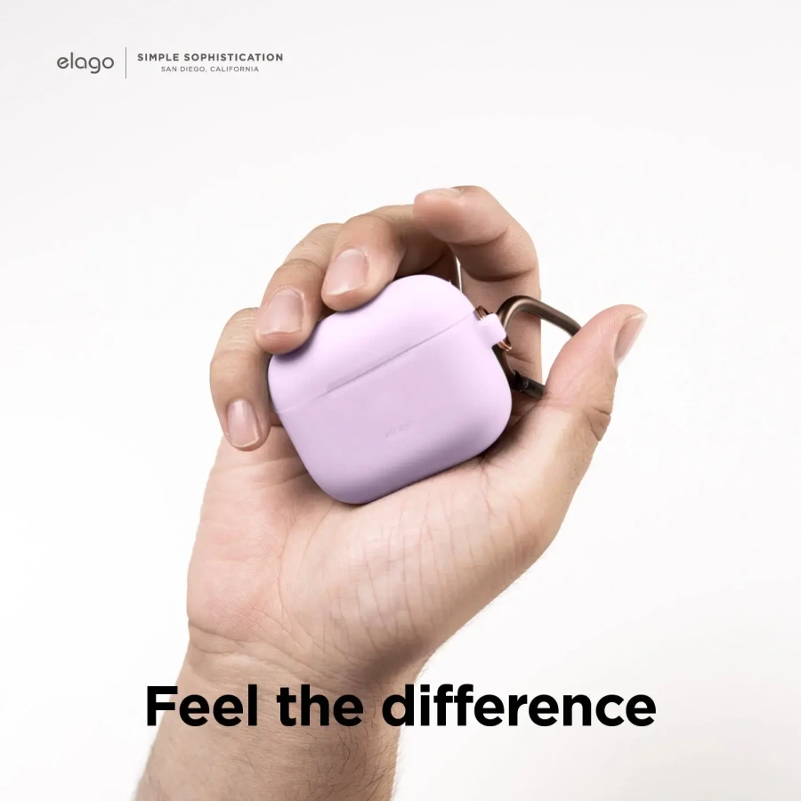 Elago Hang Silicone Case for Airpods 3 - Lavender (EAP3HG-HANG-LV)