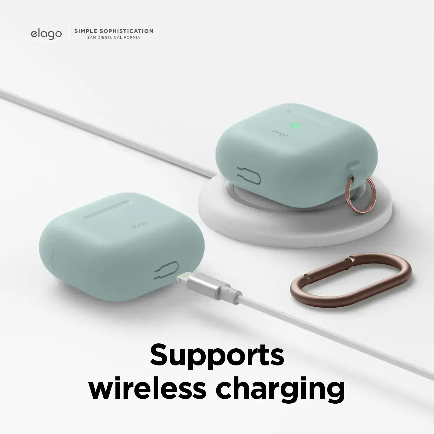 Elago Hang Silicone Case for Airpods 3 - Mint (EAP3HG-HANG-MT)