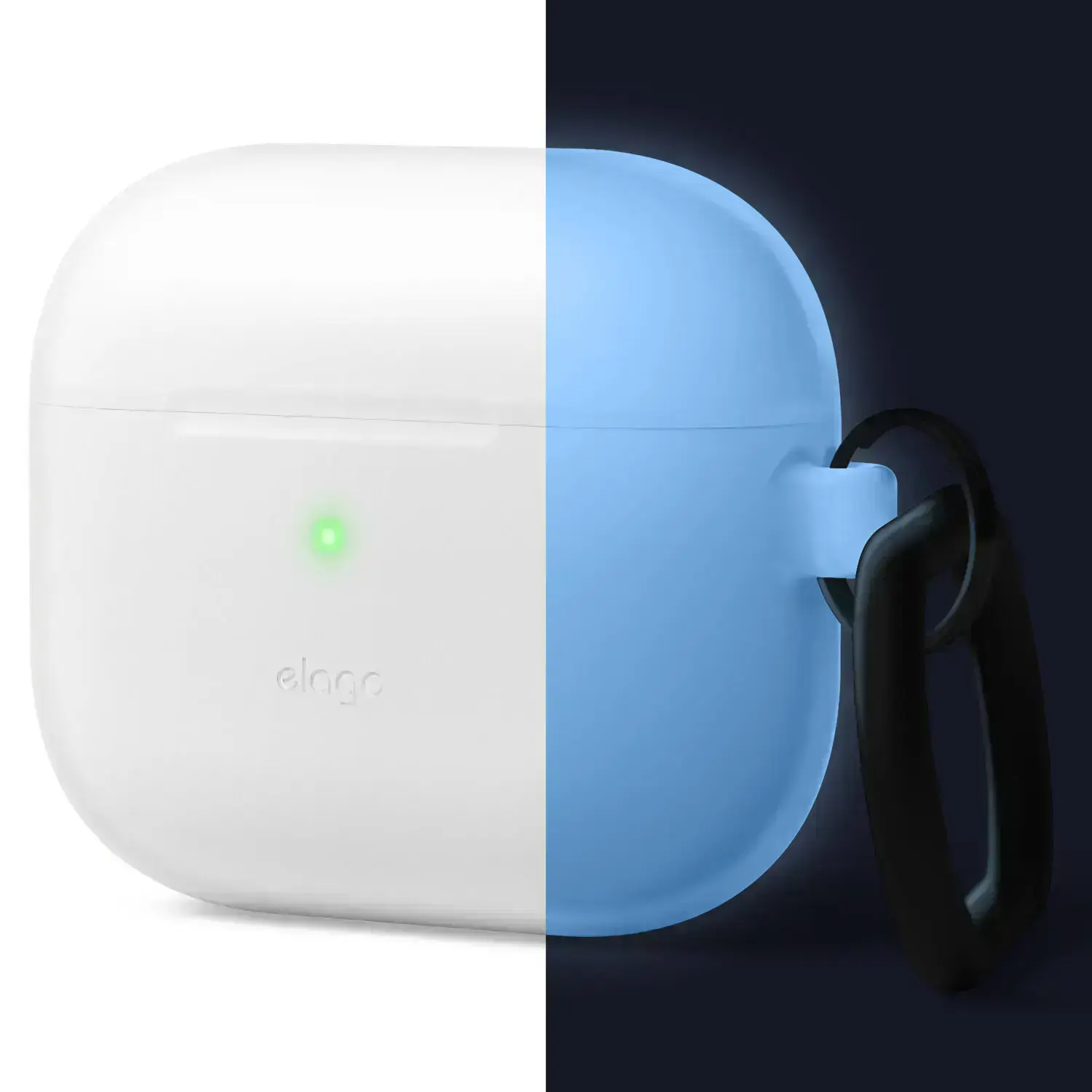 Elago Hang Silicone Case for Airpods 3 - Nightglow Blue (EAP3HG-HANG-LUBL)