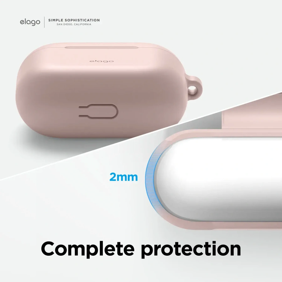 Elago Hang Silicone Case for Airpods 3 - Sand Pink (EAP3HG-HANG-SPK)