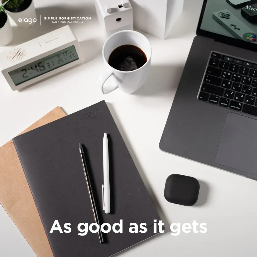 Elago Liquid Hybrid Case for Airpods 3 - Black (EAP3RH-BK)