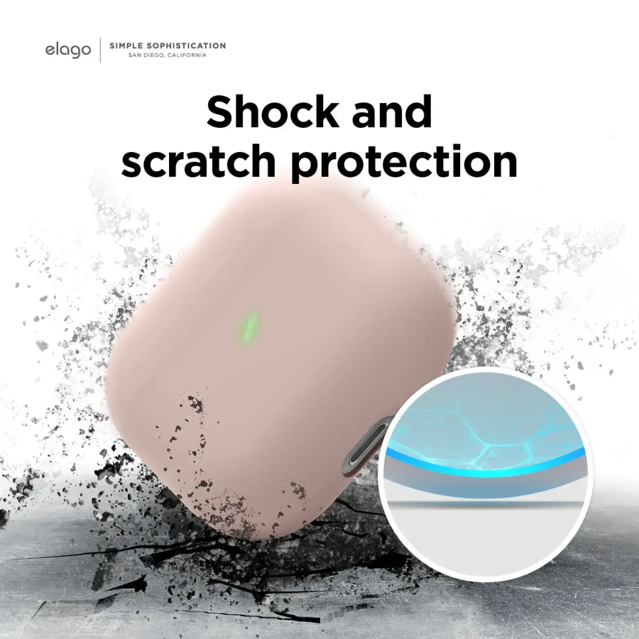 Elago Liquid Hybrid Case for Airpods 3 - Lovely Pink (EAP3RH-LPK)