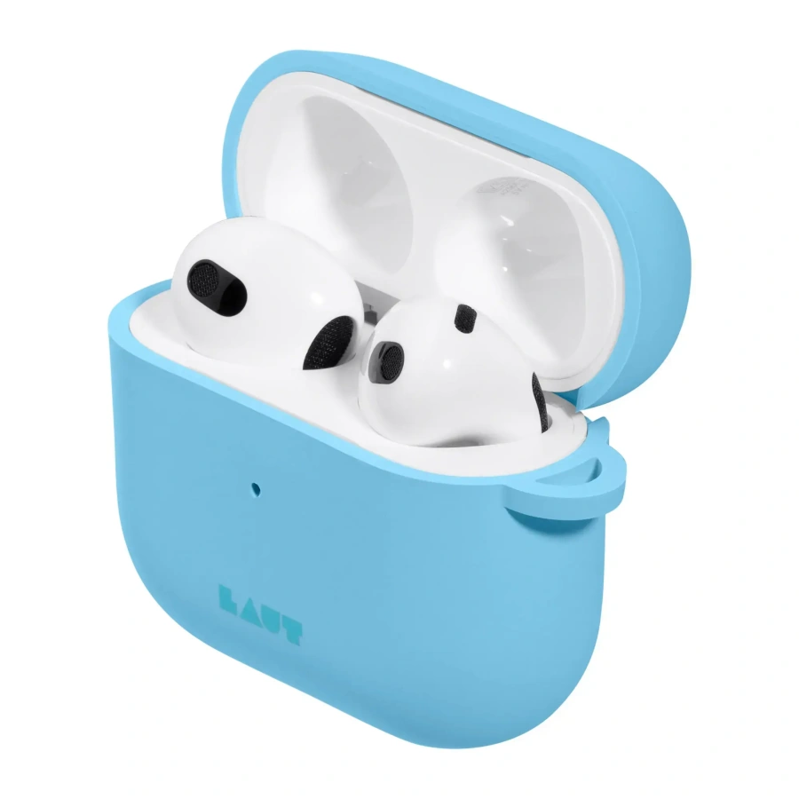 Чехол LAUT HUEX PASTELS для AirPods 3 - Baby Blue (L_AP4_HXP_BL)